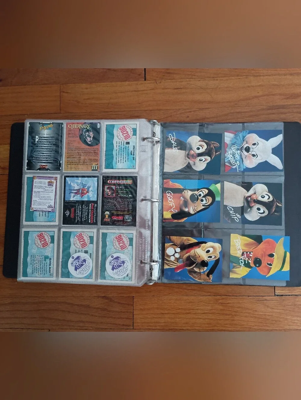 Binder FULL of 90's Minnie ‘n Me, 90210, Marvel, Pod Collectible Character Cards